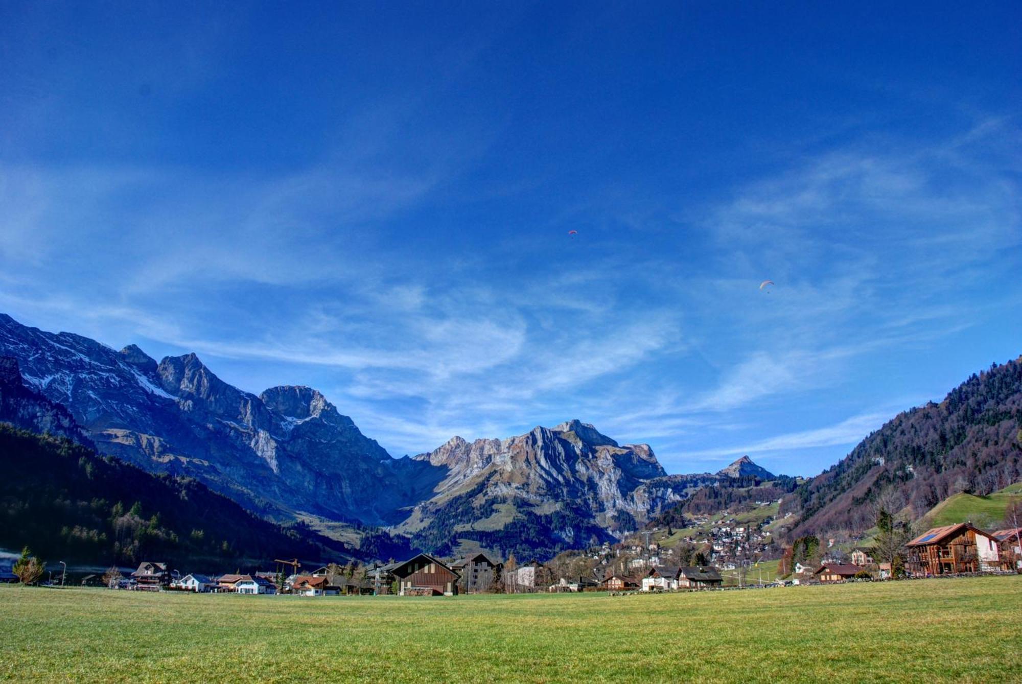 Hotel Garni Hostatt Engelberg Buitenkant foto