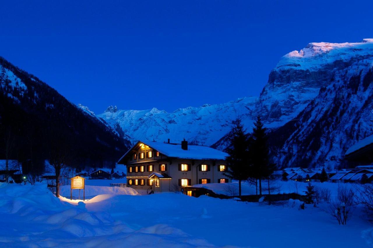 Hotel Garni Hostatt Engelberg Buitenkant foto